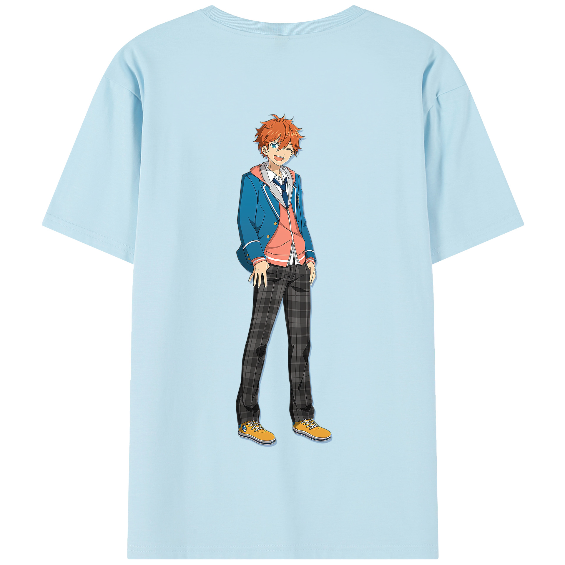 （画像用） あんさんぶるスターズ! Ensemble Stars 綿100％半袖Tシャツ（背面プリント）